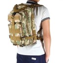 Taktický batoh 25 l s popruhy MOLLE Čtyři oddíly na zip Polstrovaná větraná záda Hrudní a bederní popruh Oxford 43 x 26 x 23 cm 17