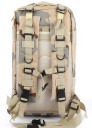 Taktický batoh 25 l s popruhy MOLLE Čtyři oddíly na zip Polstrovaná větraná záda Hrudní a bederní popruh Oxford 43 x 26 x 23 cm 22