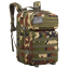 Taktický vojenský batoh Kempingový batoh Veľkokapacitný batoh Turistický batoh s niekoľkými vreckami 45 L 50 x 30 cm Maskáčový vzor 4