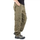 Taktische Hose für Herren, mehrere Taschen, Outdoor-Hose, strapazierfähige Arbeitshose im Militärstil, Wandern, Camping, Freizeit 5