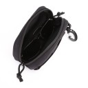 Taktisches Brillenetui 17 x 8 x 5 cm aus 1000D Nylon Faltbares Hartschalenetui mit Karabiner Passend für Gürtel oder Rucksack 2