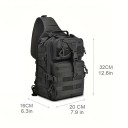 Taktisk håndledsrygsæk 32×20×16 cm vandtæt brysttaske til vandreture og camping udendørs militærrygsæk til mænd og kvinder 2