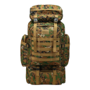 Taktisk militær rygsæk campingrygsæk stor kapacitet vandrerygsæk med flere lommer 60L vandtæt 72 x 34 x 17 cm camouflagemønster 4