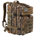 Taktisk militærrygsæk Campingrygsæk Stor kapacitet Rygsæk med flere lommer Vandrerygsæk 45 L 50 x 30 cm Camouflagemønster 6