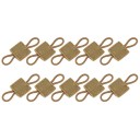 Taktisk MOLLE Elastisk Rem Taktisk Taske Spænder Elastiske Taktiske Holdere 10 Stk. 9