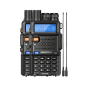 Taktisk walkie-talkie med antenne og LCD-display 5 W 2 stk. walkie-talkie med lang rækkevidde Professionel walkie-talkie 128 kanaler Højtydende walkie-talkie 26,2 x 5,8 x 3,2 cm 2