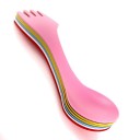 Talheres de viagem 3 em 1 6 pcs 3