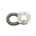 Taljeforlænger til jeansknap 35 x 17 mm Elastisk forlænger med fjeder Justerbar forlænger til bukser og jeans 1