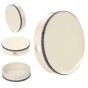 Tambour à main en bois pour enfants instrument de musique rythmique jouet éducatif pour le développement de l'audition musicale de la motricité différentes couleurs 20 cm 4