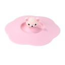 Tampa de silicone para caneca com animal 10