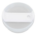 Tampa de substituição para Stanley Cup 10 x 4 cm Tampa de plástico com vedação em silicone Tampa resistente a derrames Tampa com orifício 3