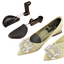 Tampas de plástico para calçado 1 par Comprimento ajustável 22–28 cm Tamanho 34–39 Manutenção da forma do calçado Inserções contra deformação Esticadores de calçado 1