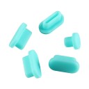 Tampas de silicone para conectores de MacBook Pro 5 unid 12