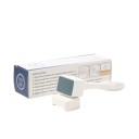 Tampon à micro-aiguilles Derma tampon 140 micro-aiguilles Longueur des aiguilles réglable Micro-aiguilletage Régénération de la peau ABS antidérapant Acier inoxydable 1