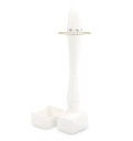 Tampon dermique ajustable avec micro-aiguilles pour la régénération de la peau Tampon dermique avec 140 micro-aiguilles en acier inoxydable Outil de mésothérapie avec longueur d'aiguille ajustable 14 x 3,3 cm 3