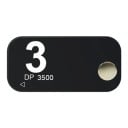Tand röntgen fosforplaat met magneet, maat 3, 27 x 54 mm, intra-orale PSP, zwart, voor digitale Röntgen scanner in de tandheelkunde 1