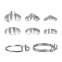 Tand sektionerade formade metallmatriser med fjädrande klämma och avskiljande ring Professionell uppsättning 100 st tandvårdsverktyg 3