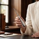 Tandekstraktionspind (elevator) med lige spids 4 mm i rustfrit stål, sølvfarvet, kirurgisk værktøj til tandekstraktion i tandlægepraksis 7