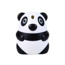 Tandenstokerd dispenser in de vorm van een panda Houder met een afneembaar hoofd en opening voor de tandenstoker Kunststof 11 x 7 cm Zwart-wit 5