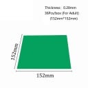 Tandgummibarierefolie til voksne 36 stk 15,2 × 15,2 cm tykkelse 0,28 mm latex til isolering af arbejdsfeltet 4