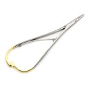 Tandhouder naald pincet Mathieu orthodontisch instrument van roestvrij staal 14,2 x 4,3 cm voor tandheelkunde hechten en bevestigen van naalden 1