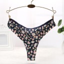 Tanga de mujer con flores Gloria 8