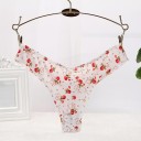 Tanga de mujer con flores Gloria 10