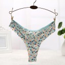 Tanga de mujer con flores Gloria 12