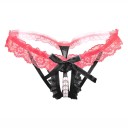 Tanga de mujer con perlas y encaje 3