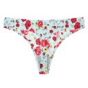 Tangas femininas com estampado de flores 3