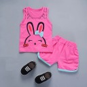 Tanktop en short voor meisjes L1087 4