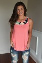 Tanktop med blomsterprint til kvinder 7