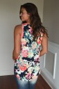 Tanktop med blomsterprint til kvinder 2