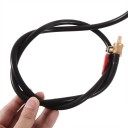 Tanque de combustible auxiliar universal para motocicleta 2 l Tanque portátil de plástico con manguera y gancho 5