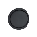 Tapa de boca para guitarra acústica y eléctrica, 10,2 cm, plástico negro, reducción de ruido y retroalimentación, para grabación en estudio. 1