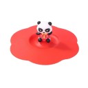 Tapa de taza de silicona con animal 9