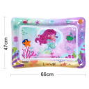 Tapete de Água para Crianças 66x47 cm Tapete Inflável em PVC para Bebés Desenvolvimento dos Sentidos e da Motricidade Diversão ao Brincar de Barriga para Baixo Atividade de Verão 2