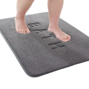 Tapete de casa de banho antideslizante 40 x 60 cm Espuma de memória Tapete super absorvente Almofada para os pés Tapete de segurança para a casa 2