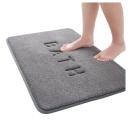 Tapete de casa de banho antideslizante 40 x 60 cm Espuma de memória Tapete super absorvente Almofada para os pés Tapete de segurança para a casa 5
