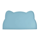 Tapete de silicone para tigelas de cães e gatos 46 x 25 cm Tapete à prova de água e antiderrapante com borda elevada para alimentação limpa 5