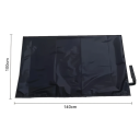 Tapete preto impermeável para o porta-bagagens do carro para cães 140 x 100 cm Capa protetora Oxford PU contra sujidade, pelos, arranhões e viagens 3