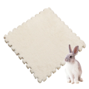 Tapis chauffants pour animaux de compagnie 10 pcs 30 x 30 cm Isolation thermique Panneaux en mousse avec bords en puzzle Dalles 3