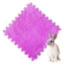 Tapis chauffants pour animaux de compagnie 10 pcs 30 x 30 cm Isolation thermique Panneaux en mousse avec bords en puzzle Dalles 11
