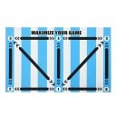 Tapis d'entraînement de football pliable 60 x 90 cm Surface antidérapante résistante pour l'exercice de la technique et de la stabilité 3