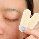 Tapis d'entraînement en silicone pour sourcils 10 pcs 60 × 20 mm Patches d'entraînement flexibles pour la pratique de la mise en forme des sourcils 5