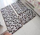 Tapis de bain avec motif 3 pcs 12