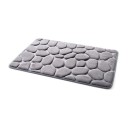Tapis de bain motif pierre 3