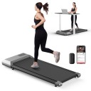 Tapis de course avec télécommande vitesse 4 km/h capacité 113 kg application intelligente entraîneur pour marche à domicile et bureau 3