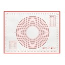 Tapis de cuisson en silicone 40 x 50 cm Tapis de cuisine pour la cuisson pétrissage de pâte protection de surface de travail réutilisable 1