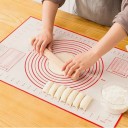 Tapis de cuisson en silicone 40 x 60 cm Tapis de cuisine pour la cuisson pétrissage de pâte protection de surface de travail réutilisable 3